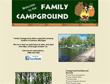 Tablet Screenshot of familycampground.gocampin.net
